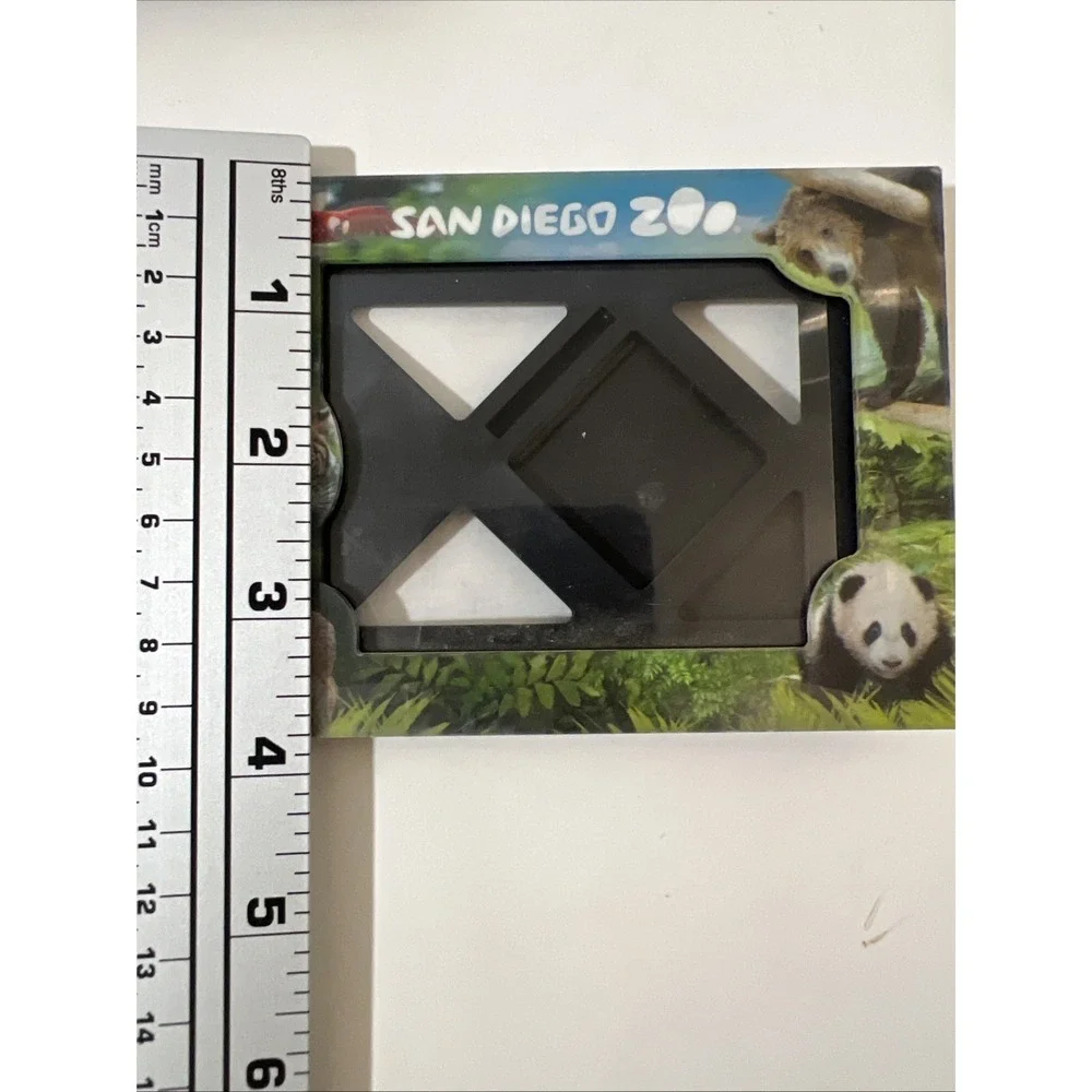 Lot Of 4‎ Plastic Ornate Travel Frames Knott's, San Francisco,San Diego Zoo, NY